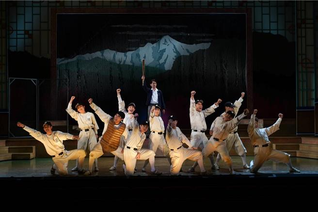 日本爱媛县少爷剧场创作《KANO》音乐剧，19、20日在嘉义市演出。（少爷剧场提供／廖素慧嘉市传真）