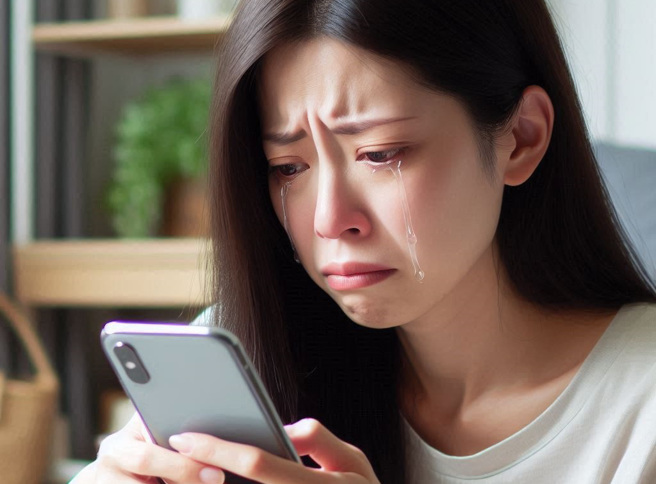 大陆一名不懂股票的男子想买股赚钱，甚至连原本存的买房钱都要投进去，让女友相当难过。（示意图／AI生成）