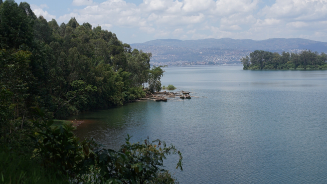 剛果民主共和國東部的基伍湖（Lake Kivu）資料照。（示意圖：shutterstock／達志）