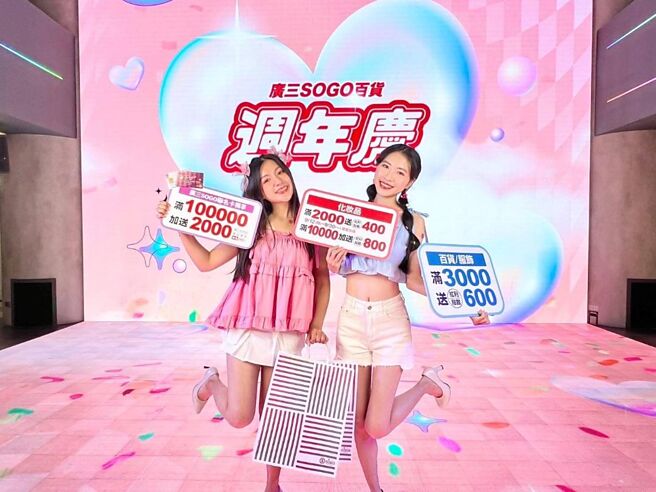 百货公司周年庆。图／本报资料照片