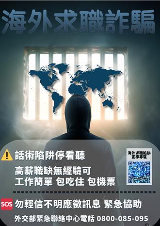 出國工作夢碎淪豬仔 刑事局提醒海外求職陷阱