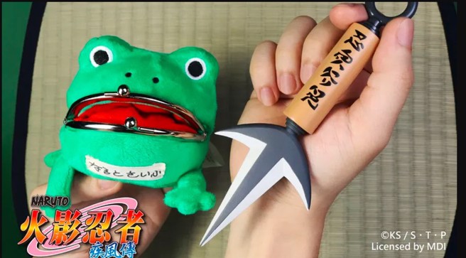 火影忍者疾风传立体造型悠游卡。（翻摄自Be come true官网）