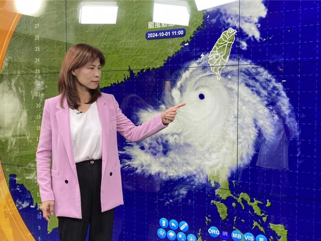 山陀兒巔峰時達強颱，在台灣西南方海域滯留太久，最後減弱為中颱登陸高雄。（陳祐誠攝）