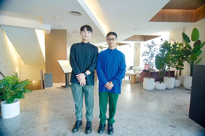 台北国联大饭店第一线男性 服务接待人员的制服，也换上了国内外设计师品牌作品。图／姚舜