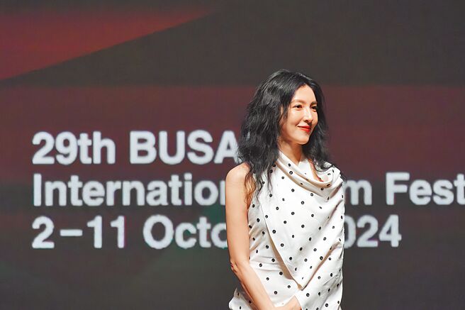 《影后》在釜山全球首映，楊謹華出席映後座談。（Netflix提供）