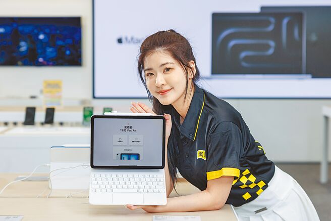 燦坤「感謝有您 週年慶」，滿額送好禮，最高送新款iPad Air。（燦坤提供）