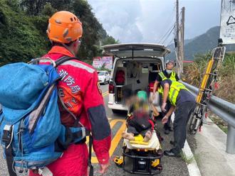 台中和平山區嚴重車禍！機車遭撞2人噴飛 「他直墜河床」命危