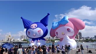 酷洛米、美樂蒂與浪人祭空降安平 遊客歌迷擠爆老街