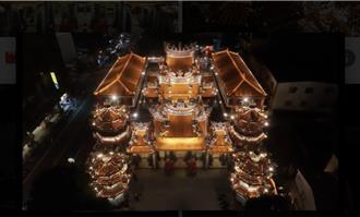 大甲鎮瀾宮重修落成 啟燈典禮金碧輝煌 夜賞看這裡