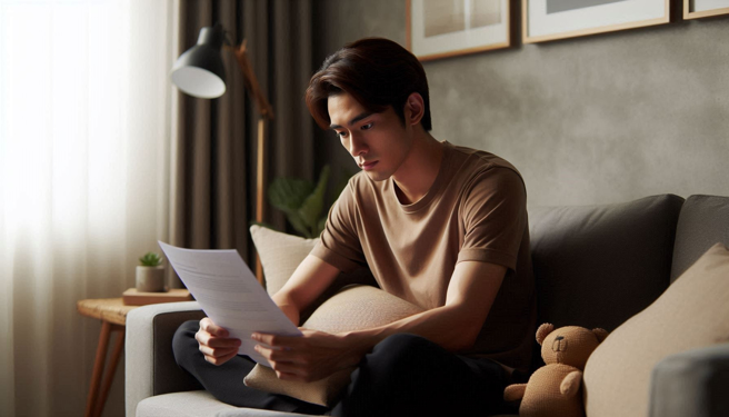 色男觊觎友人的同性伴侣，竟强压在床硬帮「口部运动」，遭到判刑3年6月。可上诉。（示意图、与本案无关／AI生成）