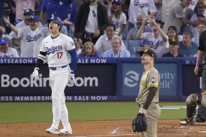 道奇队大谷翔平。（美联社）