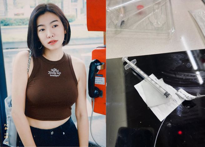 米可白为了冻卵打针打到焦虑，还说肚子变得好圆好大 。（图／翻摄自米可白IG、threads）