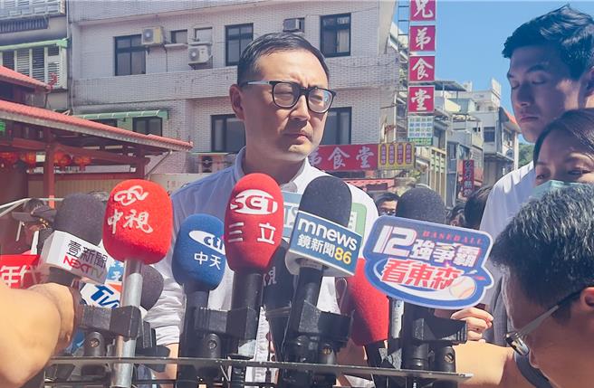 对于治水预算，国民党立委廖先翔表示，立法院没有意见，也都支持。（吕健豪摄）