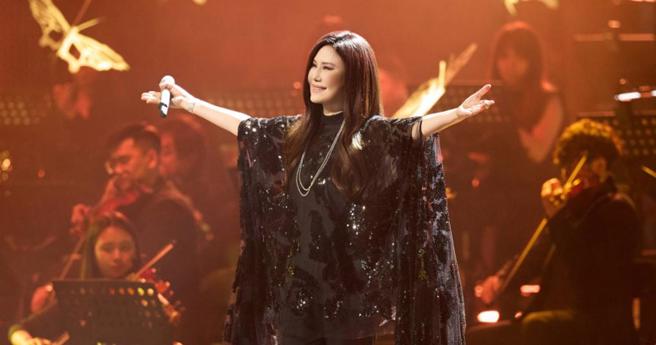 江蕙現身國慶晚會演唱。（圖／台北市政府觀光傳播局提供）