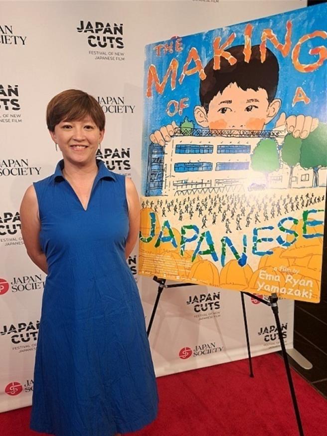 山崎艾玛拍摄《日本人的养成》时怀孕，拍完电影也生了孩子，双喜临门。（图／海鹏影业提供）