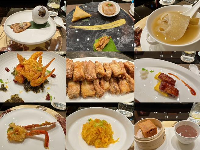 「隽GEN」餐厅秋季菜单 展现款待心意，图为套餐与部分单点菜色。（吴娮翎摄）