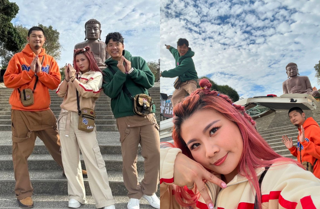 董仔和Leo王、八弟共同主持节目，希望能推广台语。（图／董仔IG）