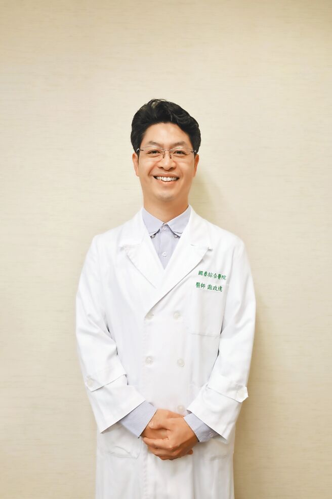 国泰医院神经外科主任谢政达。（国泰医院提供／李念庭台北传真）