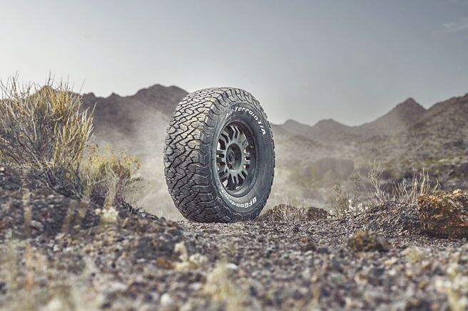 ALL-TERRAIN T/AR KO3全地形胎採用更高規格的技術與配方。（BFGoodrich提供）