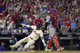 MLB》兩隊牛棚都爆了！大都會G2驚奇演出 卻挨費城人再見安打飲恨