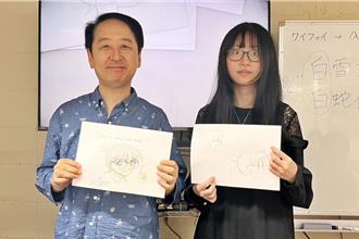 《柯南》原畫師授課！台灣學生獲贈親筆簽名 手繪技術大躍進