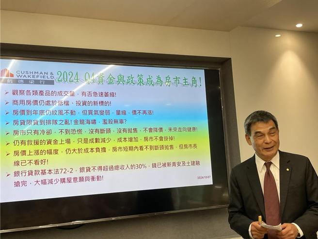 「金龙海啸」来袭，顏炳立：房市「不会泡沫！也不会崩盘！」 图／蔡惠芳