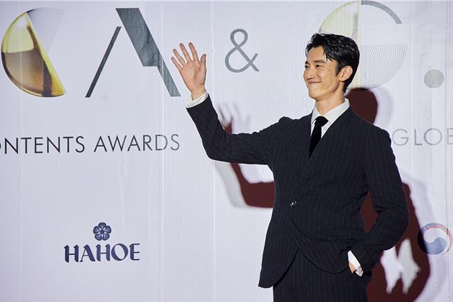 吳慷仁出席亞洲內容暨全球OTT大獎 。（Busan International Film Festival提供）