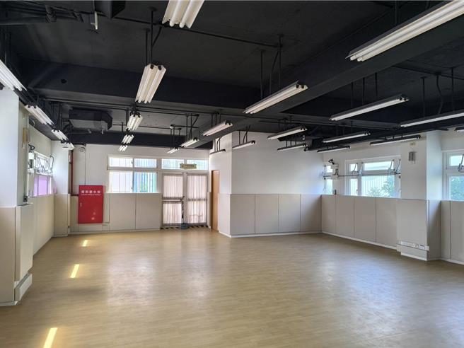 大甲日南儿童运动中心设有儿童运动空间。（李京升摄）