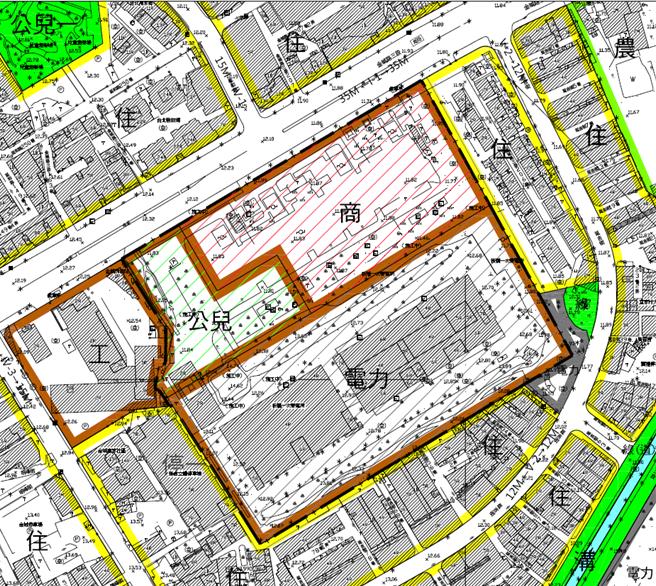 土城三通三阶变更示意图。（城乡局提供）