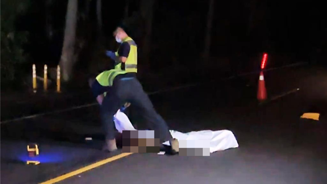 死者周男先后遭机车撞击、汽车辗压惨死。（读者提供／萧嘉蕙台东传真）