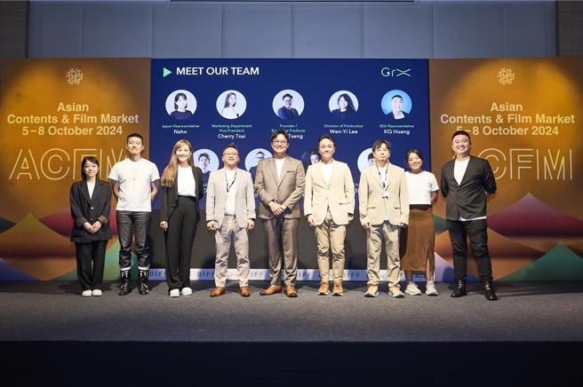 瀚草文創經營團隊今（7）日在韓國釜山召開國際發表會，宣布推出「亞洲之春」計畫。圖／邱莉玲