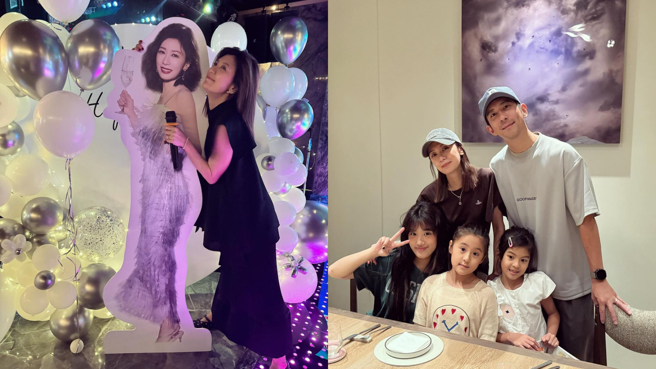 贾静雯晒出和家人合照。（图／翻摄自aalyssachia IG）