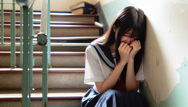 黃男對國中學妹在某國小操場旁溜滑梯邊及該國小教學樓外面，於不違反其意願狀況下親吻及擁抱學妹並以手掌撫摸學妹背部各1次等猥褻行為。（示意圖、與本案無關／AI生成）