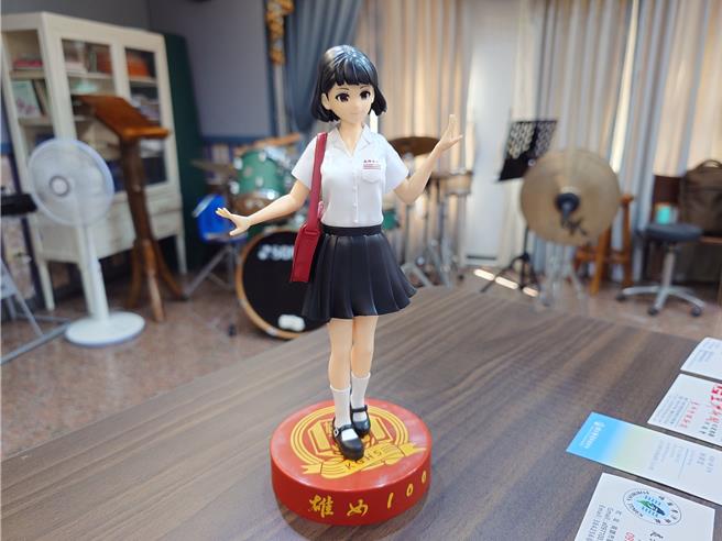 雄女形象公仔除经典「红书包」外，其中200只更是復刻过去的「绿书包」。（任义宇摄）