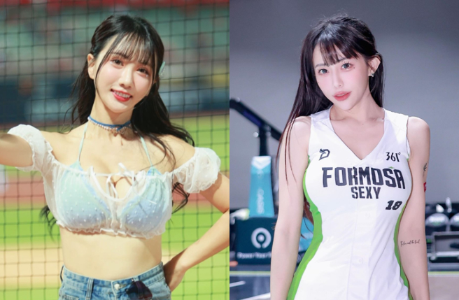 梓梓所属的职篮啦啦队Formosa Sexy，重磅加盟味全龙人气女神小珍奶。（图／小珍奶、梓梓IG）