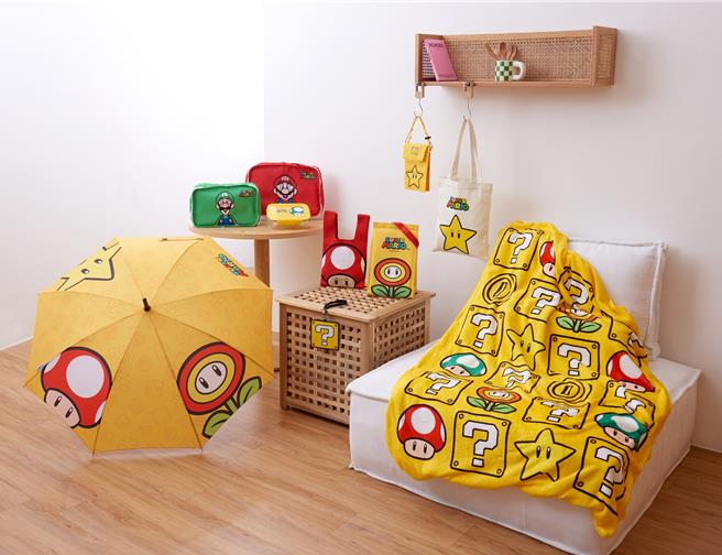 新光三越周年庆推出超级玛利欧勇闯冒险世界卡友礼。（新光三越提供）