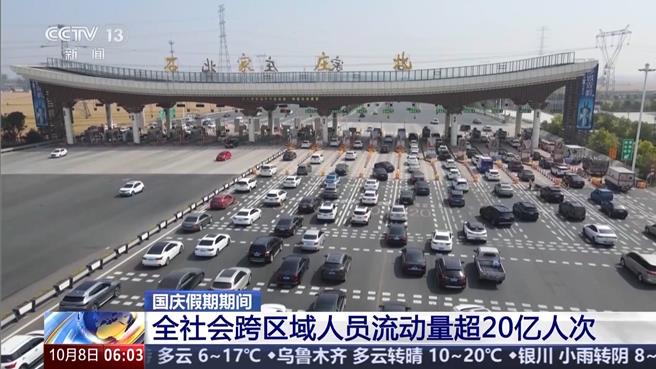 大陆十一假期7日结束，各地交通部门迎来假期返程客流高峰。（大陆央视新闻）