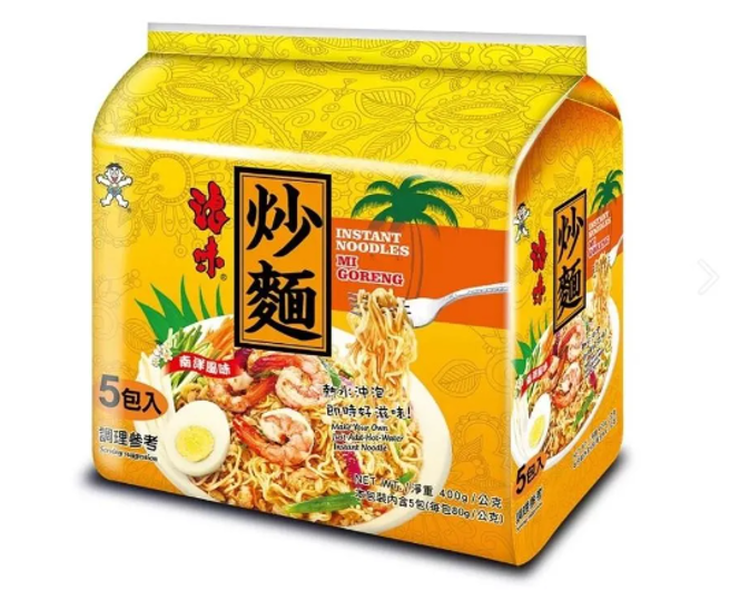 江振诚私藏大公开，他最爱吃的泡麵，是「旺旺浪味炒麵」。（翻摄旺旺官网）