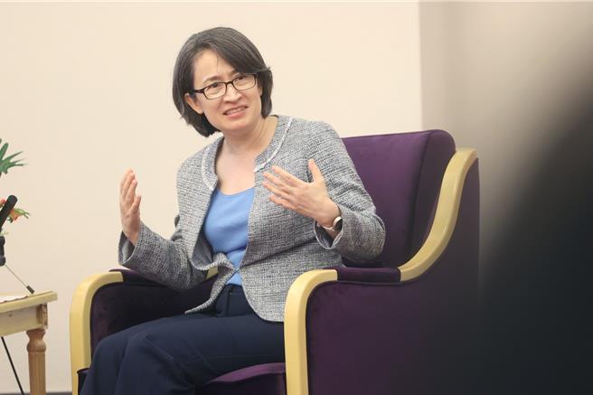 副總統蕭美琴7日在總統府接見「2024臺灣海洋國際論壇成員」(總統府提供)