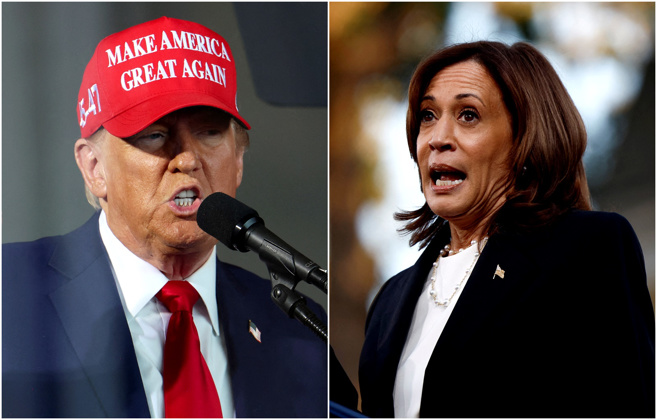 美国联邦预算问责委员会7日公布报告，指出贺锦丽胜选将导致美国国债增加3.5兆美元，川普则增加7.5兆美元，数据显示川普政策衍生的债务是贺的2倍。（路透社）