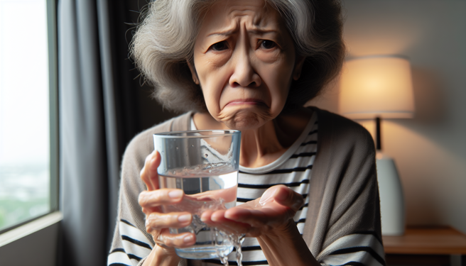 手抖、嘴颤不是巴金森症，64岁妇人患新冠罕见后遗症。（示意图／AI生成）