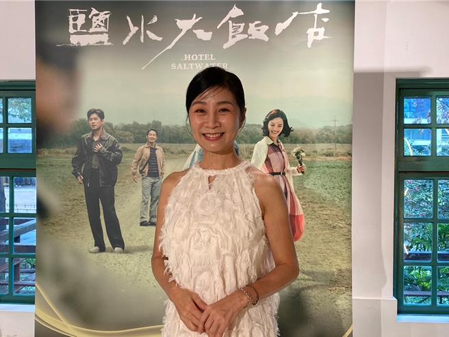 方文琳宣布罹患食道癌零期，8日出席《鹽水大飯店》金鐘入圍茶會首露面。（圖／記者林奕如攝）