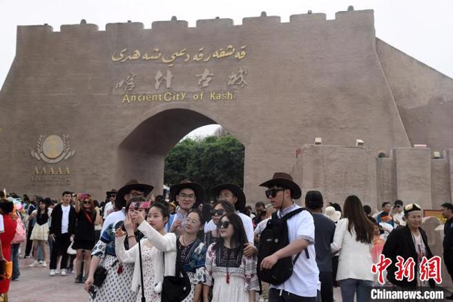 喀什古城成热门景点。（中新网）