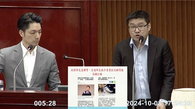 台北市长蒋万安表示，调涨电费14％将增加北捷成本3.9亿元，希望中央比照民生用电给予北捷专案优惠。（摘自台北市议会直播／刘彦宜台北传真）