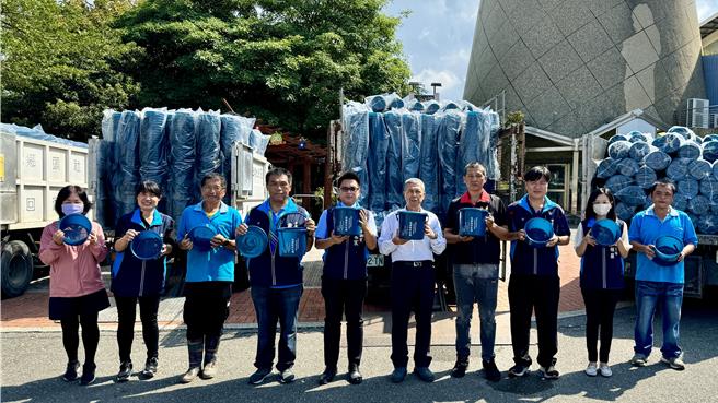 彰化縣社頭鄉公所為垃圾減量，將贈送鄉內每戶1個7公升的熟廚餘桶。（社頭鄉公所提供／孫英哲彰化傳真）