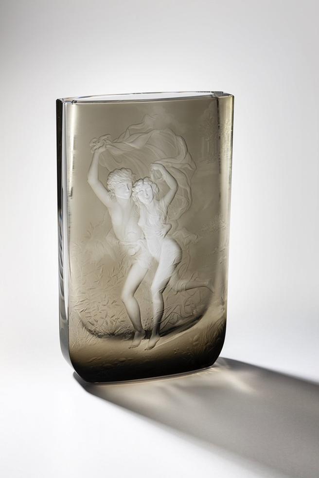 史沃博達所創作的「風雨同濟」。（國裕精品提供／古明弘台北傳真）