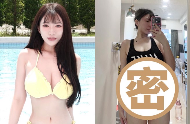 二垒妹秀出满是勒痕的肚子。（图／二垒妹Threads）