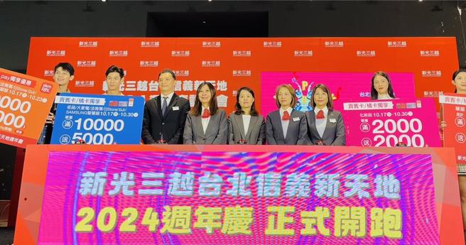 信义商圈周年庆下周登场，麝香葡萄、化妆品最便宜先吸客。图／李丽满