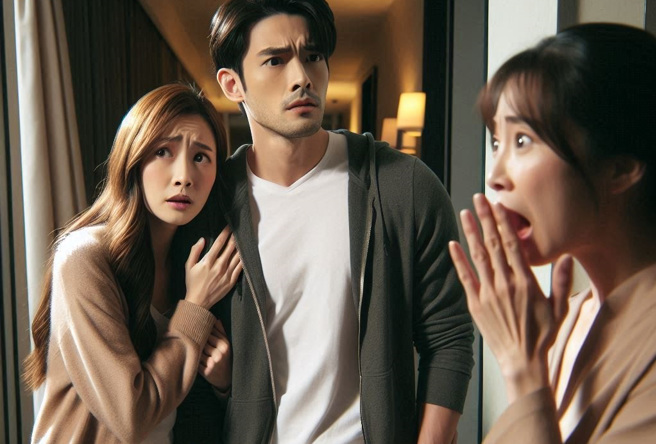 阿芳（化名）与他的丈夫阿德（化名）频繁接触，两人曾一同前往桃园市汽车旅馆共度三小时。（示意图、与本案无关／AI生成）