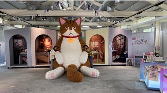 胖貓魅力席捲桃園！3米高橘貓重重助推青年文創產業